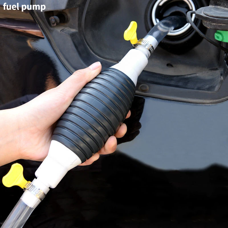 Fuel Pump Oil Pump Liquid Transfer Pump Oil Extractor Pump Fuel Transfer Pump Pumping Pump Universal Hand Gas Oil Pump Car Fuel Manual Suction Pipe Gasoline Pump Auto Parts Accessories Fuel Transfer Funnel Auto Parts