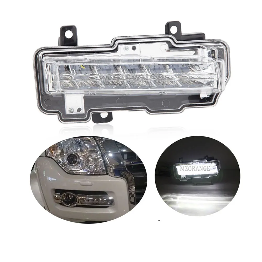 Led Drl For Mitsubishi Pajero 2015 2016 2017 2018 2019 2020 Led Daytime Running Light Headlight