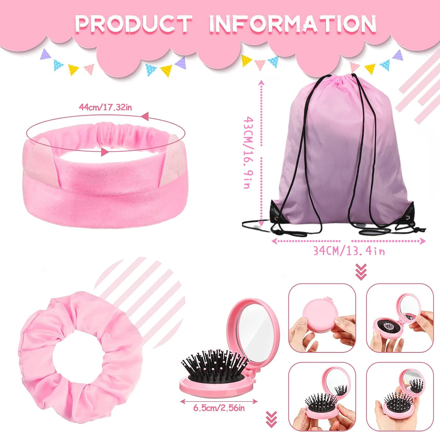 Tissue Paper Curlz Gift Bag Filler, 42-Inch - Pink