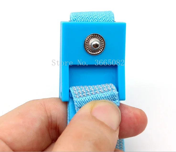 10pcs Blue Stim Loops Adjustable Conductive Estim Wrist Strap Components