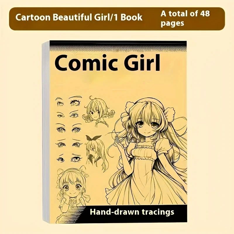 Libro di disegni di personaggi anime per principianti | Quaderno da disegno da 48 pagine con linee di contorno | Ideale per cartoni animati e stilisti di fumetti - immagine 2