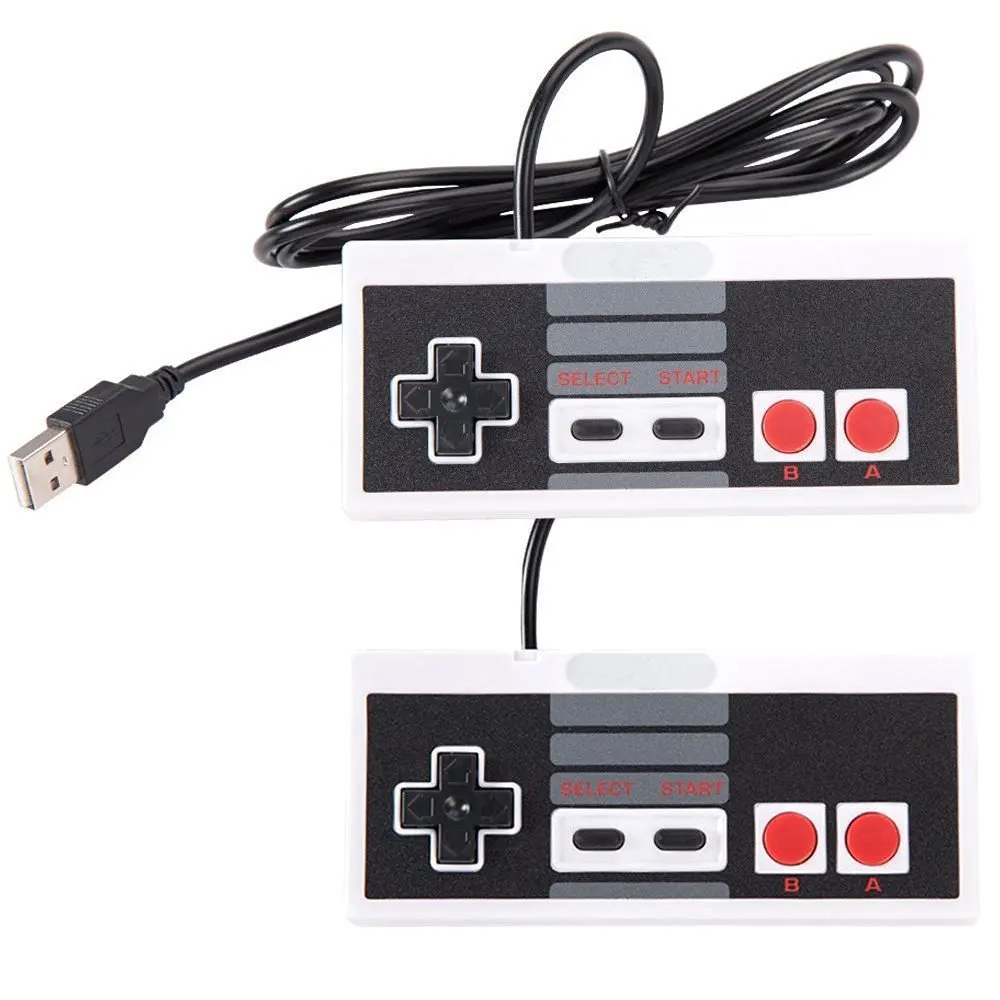 Joystick Usb Cablato Da 2 Pezzi Per Computer Pc Per Nes Usb Pc Gamepad Gaming Per Nes Game Controller Usb Joypad Di Gioco
