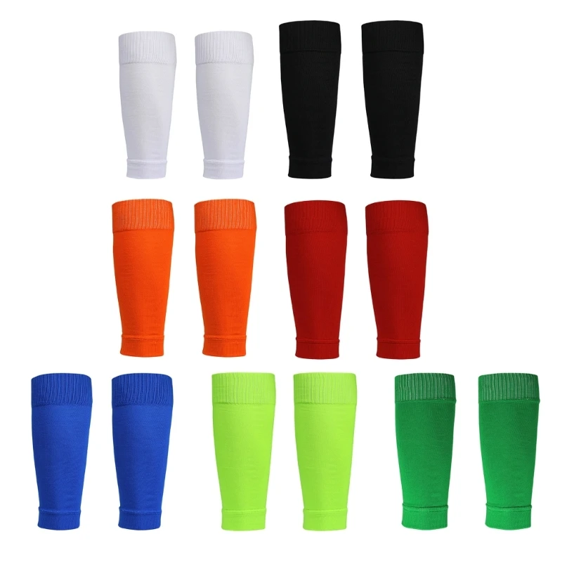 

Football Team Leg Shin Guard Calfs Guard Soccer Calf Socks Calf Protections Gear R66E