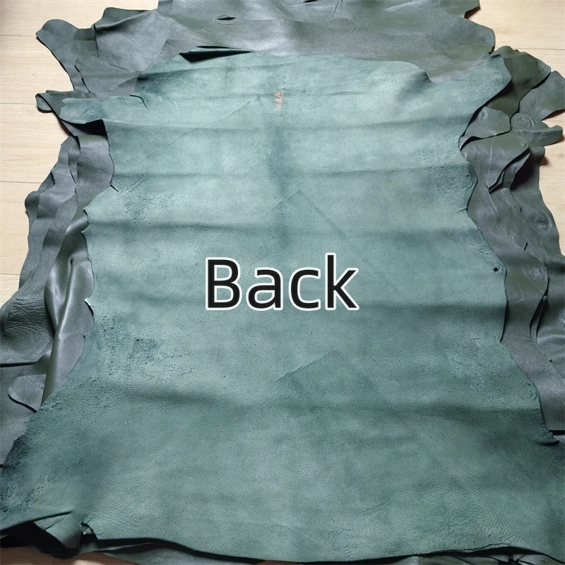 녹색 양가죽, 최상층 가죽, 진짜 가죽 원단, 수제 DIY, 가죽 의류, 가죽 스커트, 전체 양가죽, 0.7mm, 0.8mm
