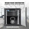 12U Wall Mount Network Cabinet, 15.5'' Deep Server Rack Cabinet Enclosure, 200 lbs Max. Ground-Mounted Load Capacity, with Locki 4