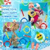 9Pcs Pool Diving Swim Toys Colorful Underwater Training Sinking Throwing Dive Rings Sticks for Kids Summer Swimming Party Game 6