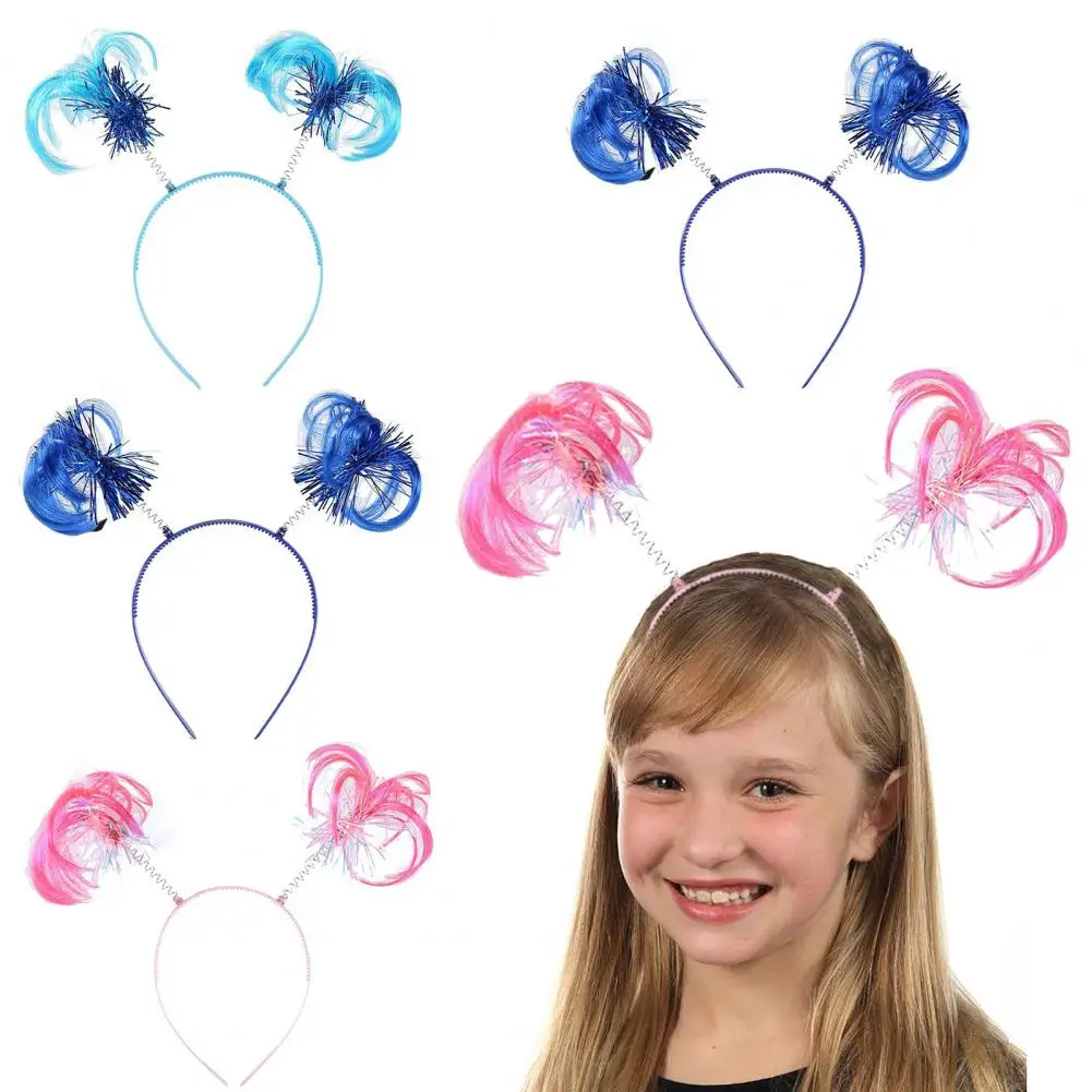 Hair Accessory for Parties Vibrant Kids' Carnival Wig Hairband Fine Craftsmanship for Parties Performances Hair for Children's