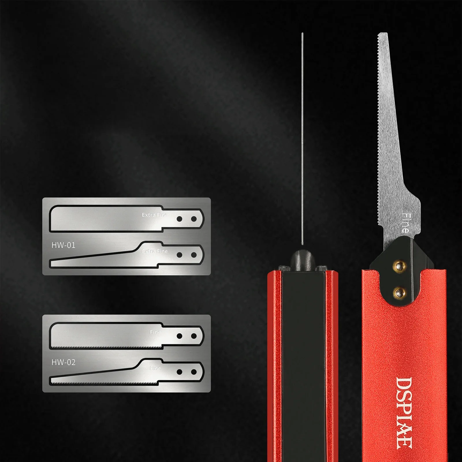 DSPIAE AT-HW Aluminum Cutting Sawing Tools DIY Model Building Hand Tools for Military models Hobby