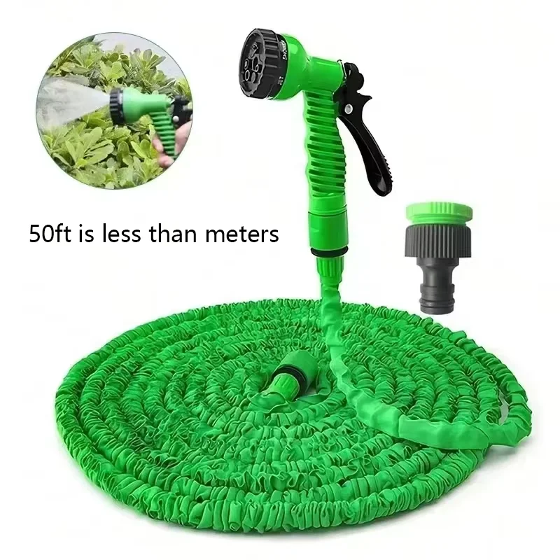Expandable Magic Hose High-Pressure Car Wash 7 Water Spraying Functions Water Gun Home Garden