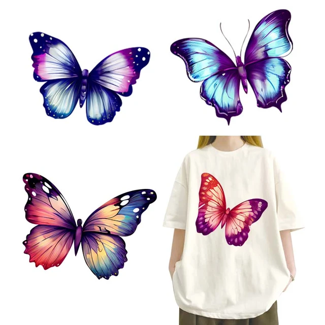 Wholesale Wholesale Butterfly Girl Iron On Transfer For Clothes Heat  Transfer Designs For T-Shirts From m.