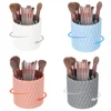 Large Capacity Rotating Makeup Brush Cup Holder Multi-functional Desktop Eyebrow Pencil Makeup Brush Organizer Holder Storage Bo 1