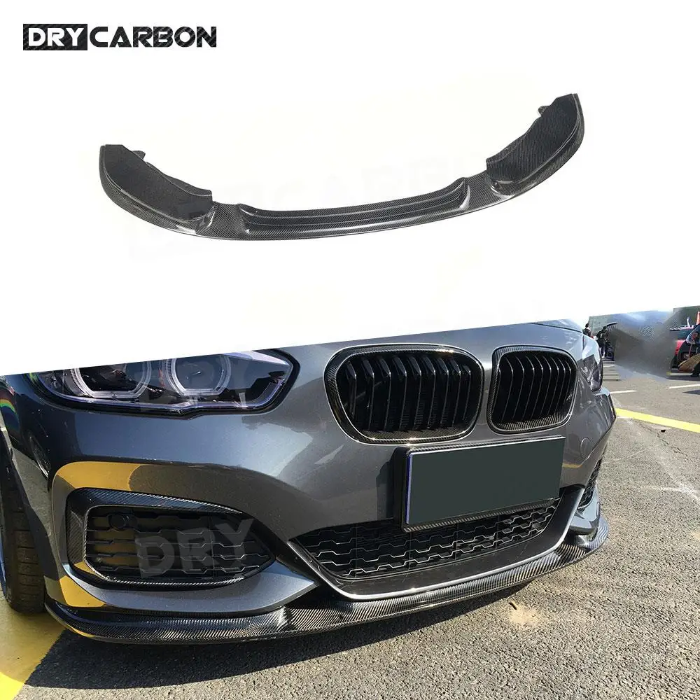 DryCarbonFiber3DStyleFrontBumperLipChinSpoilerKitsForBMW1
