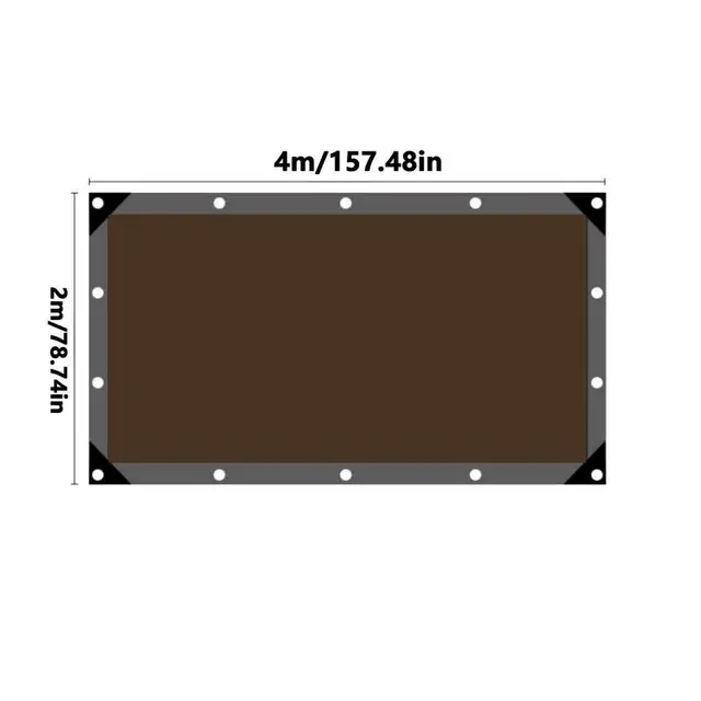 Napsági Szerkevétel Kerett Szolgáltató Hdpe Mesh Tarp Uv-Rezisztens Kültéri Napárnyalatok Korszerűsített Grommets Az Üvegházhatású Kerti Teraszhoz - Image 6