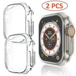 Enhanced Screen Protector Cover for Apple Watch - TPU Shell Accessory (2 PCS)