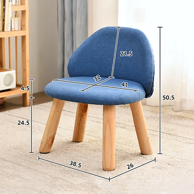 Kids Chairs Fabric Wooden Home Kitchen Children Chair For Eating Painting Children's Table And Chair стулья для кухни