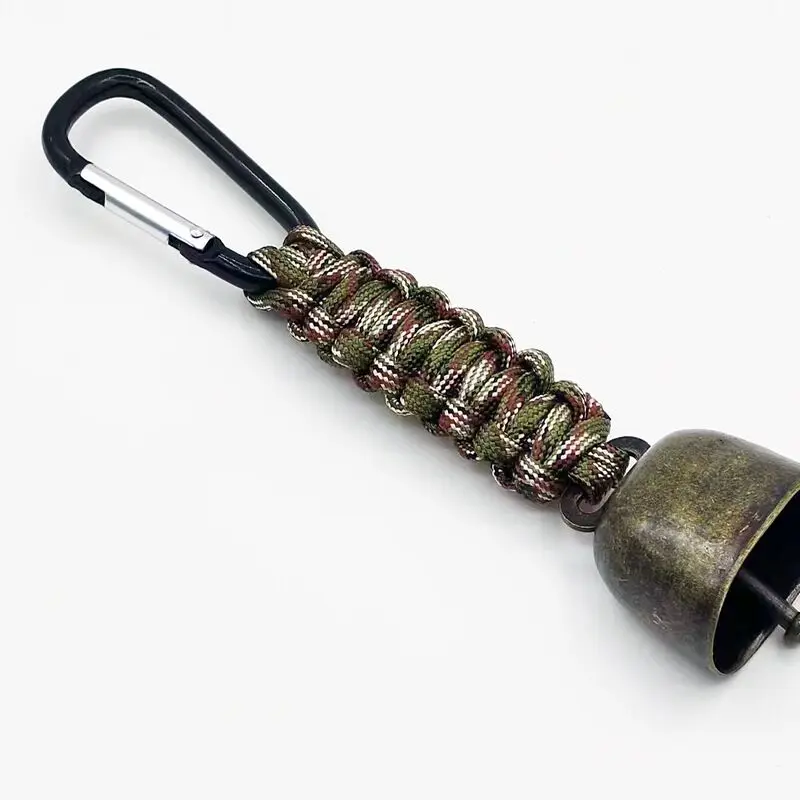 Camping Bear Bell Paracord Bear Bell Party Camping Atmosphere Decoration Wind Chime Backpack Tent Car Pendant Noise Bells Prevent Wild Animals