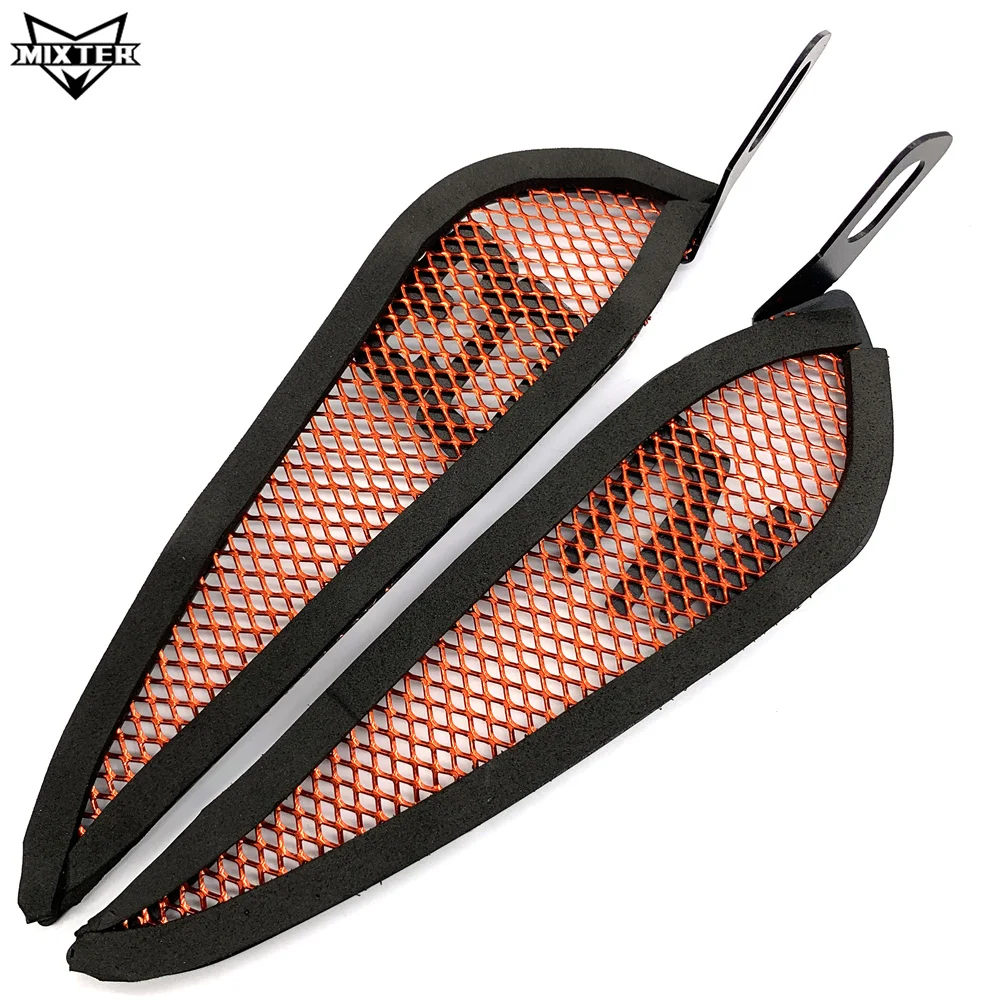 Motorcycle Fuel Tank Air Intake Mesh Inlet Decorative Guard Cover