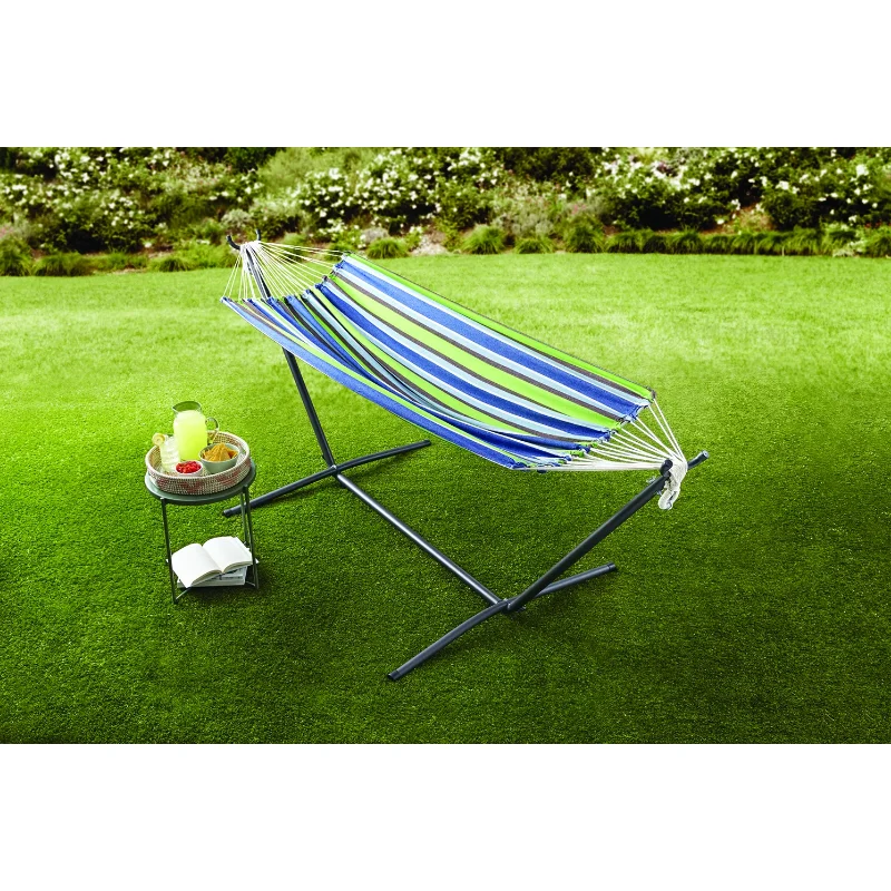 Mainstays Freestanding Hammock, Multi-color hammock stand  camping  hammock  hammock chair 6