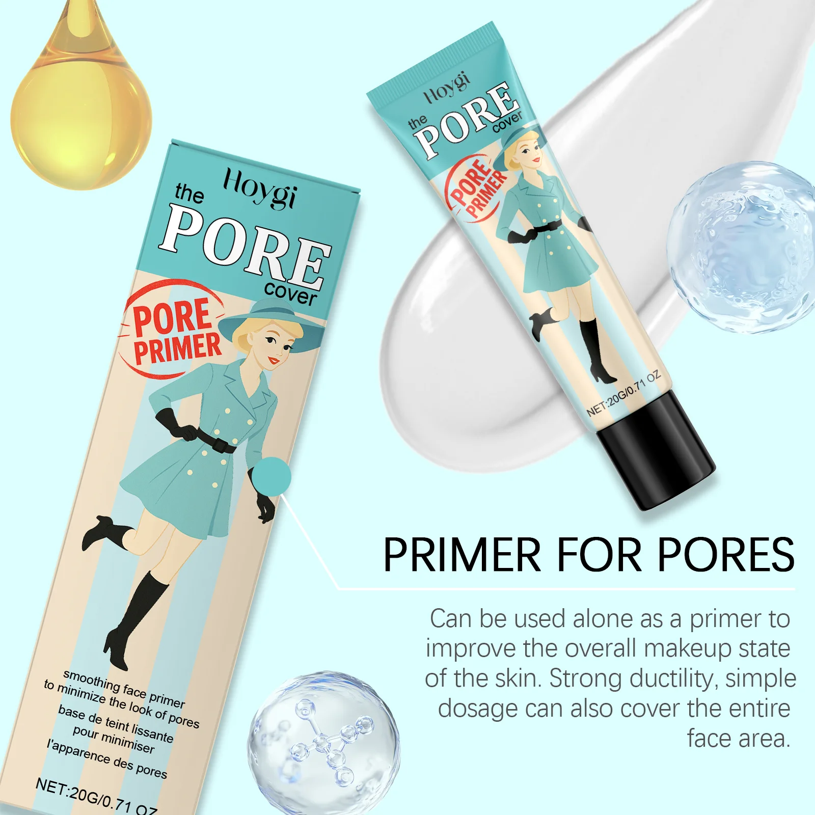 Hydrating Makeup Primer: Moisturizing SkinBrightening, Tinted Moisturizer, Concealing, Clear & Hydrating Base S3432d85d36a14f1c80a35e19b51d64afu