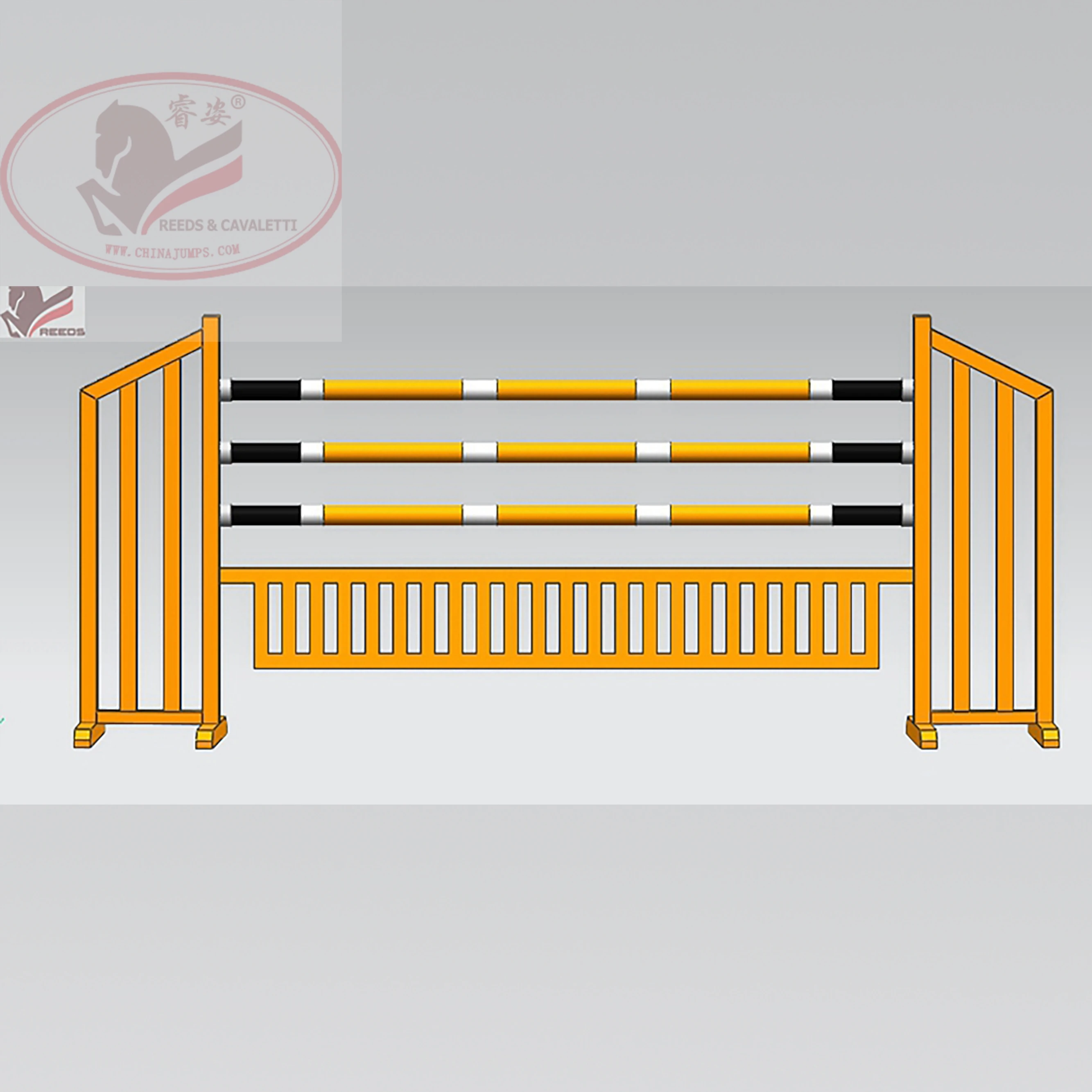 Horse Show Jumps Sponsor Jumps Customized Shape Equestrians Products Oxer-jumps Horse Show