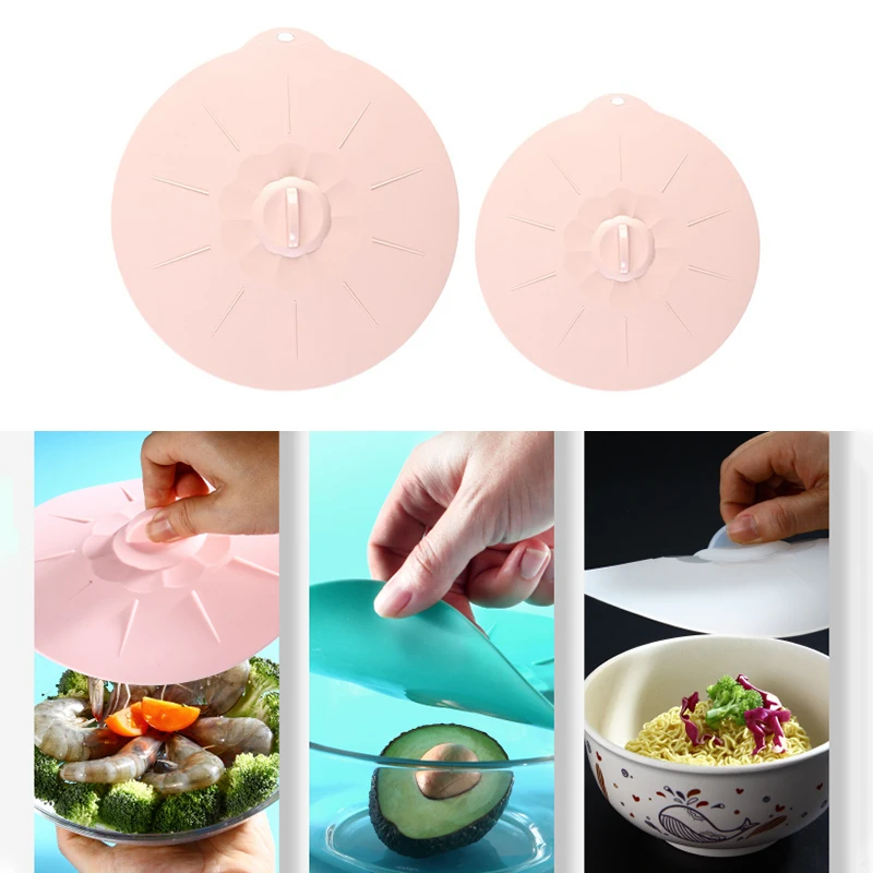 Silicone Microwave Bowl Pans, Silicone Fresh-keeping Cover