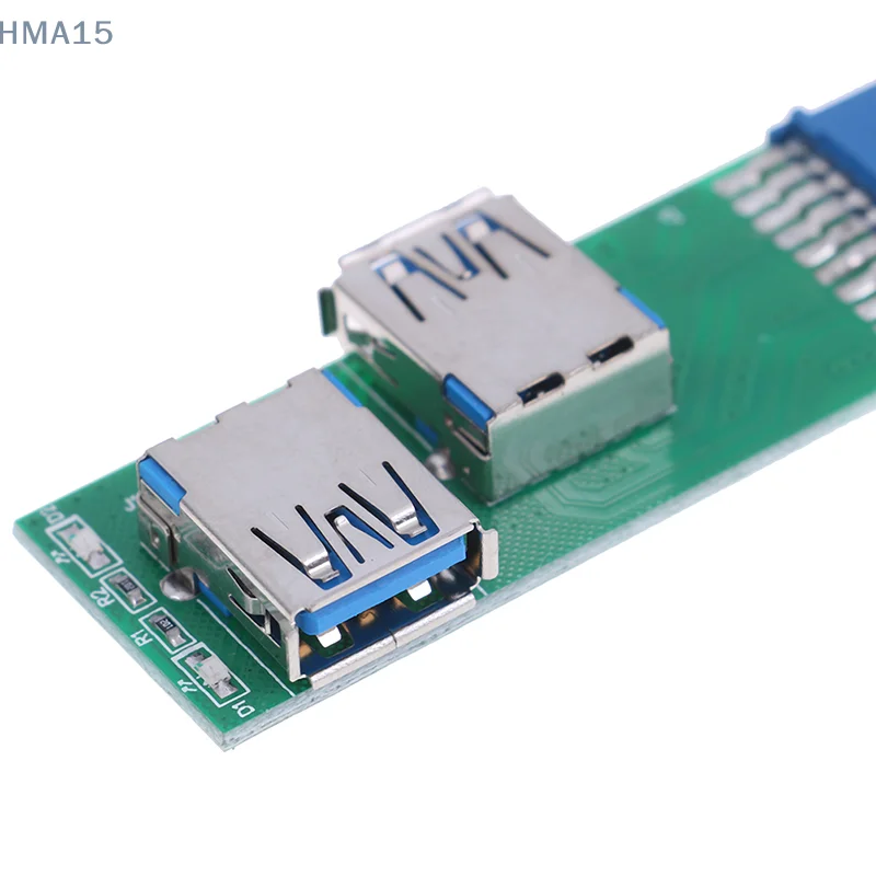 내부 메인보드 USB 3.0 암-20 핀 암 헤더 어댑터, 2 포트, 1 개