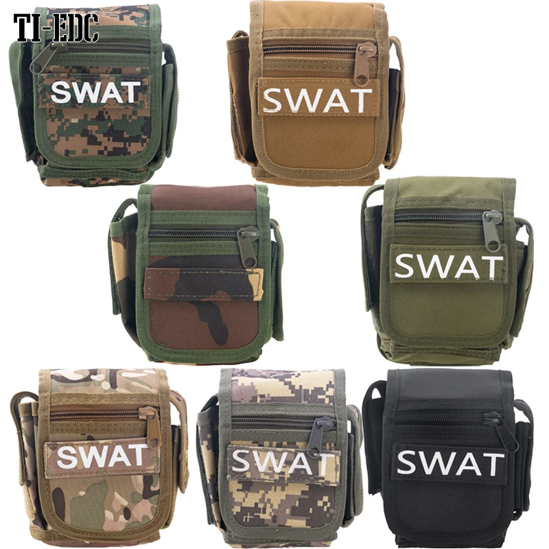 Outdoor Nylon Molle Tactical Pouch Bag Emergency Military Travel Waist