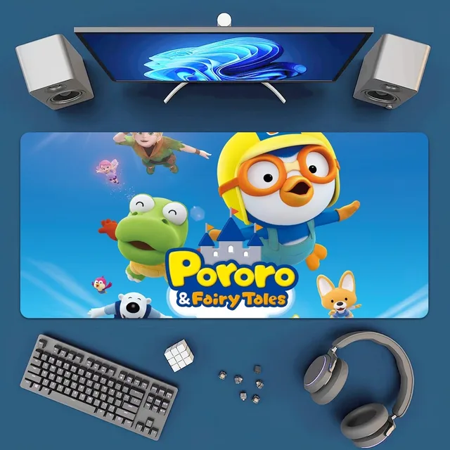 MINISO Korea Mousepad: A Delightful Workspace Essential 4 MINISO Korea Cartoon P-Pororo Cute Mousepad