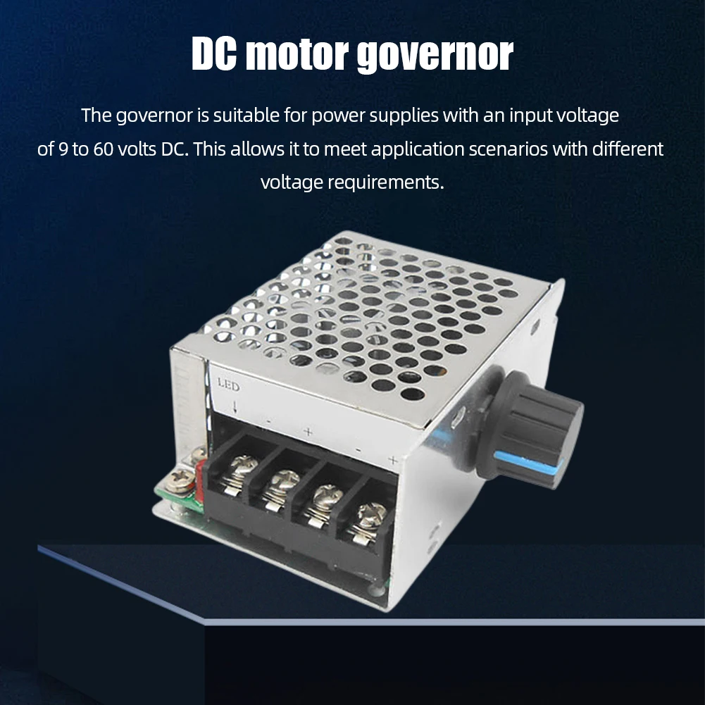 DC9-60V PWM 속도 제어 드라이브 모듈, 모터 컨트롤러 모듈, 고출력 배리어 터미널 블록, 1200W, 20A, 12V, 24V, 36V, 48V, 60V