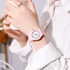 UTHAI C24 Kids's Watch Silicone Strap Boys and Girls Middle School Student Quartz Watches High Beauty Female Fashion Clock 5