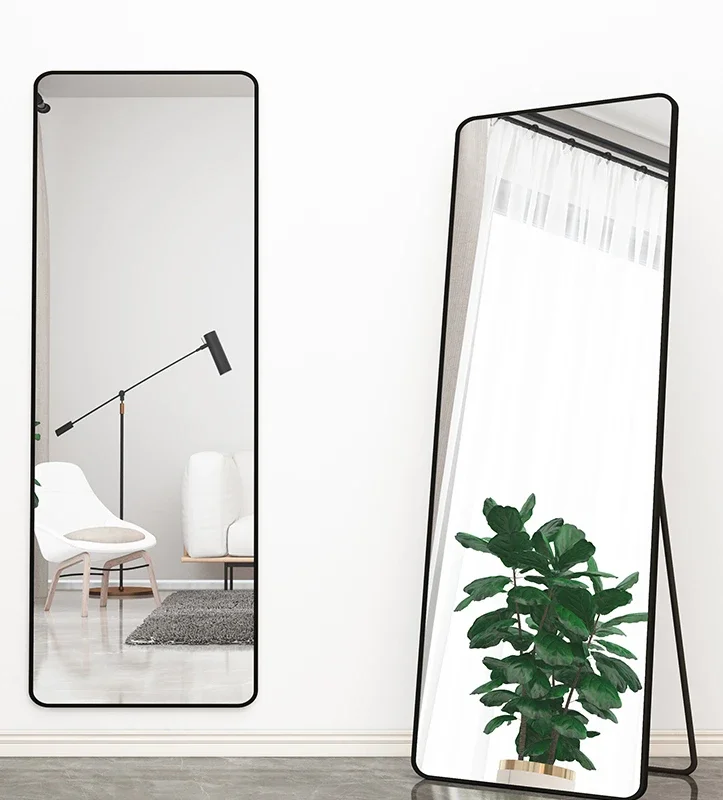 벽걸이 거울 드레싱 거울 바닥, 가정 소녀 침실 전체 길이 거울