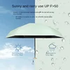 Mini Sun Umbrella Pocket Rain Umbrella Vinyl Folding UV Ultraviolet Protection Sun Shade Pocket Parasol Capsule 2
