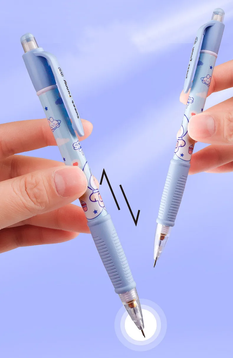 CRAYON GRAPHITE,A1Presse crayon à dessin animé 0.5mm, ensemble de