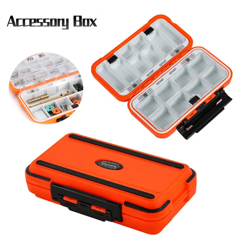 

Fishing Tackle Boxes Waterproof Fishing Storage Boxes Bait Box Multifunctional Hook and Bait Accessory Box Double-Sided Opening