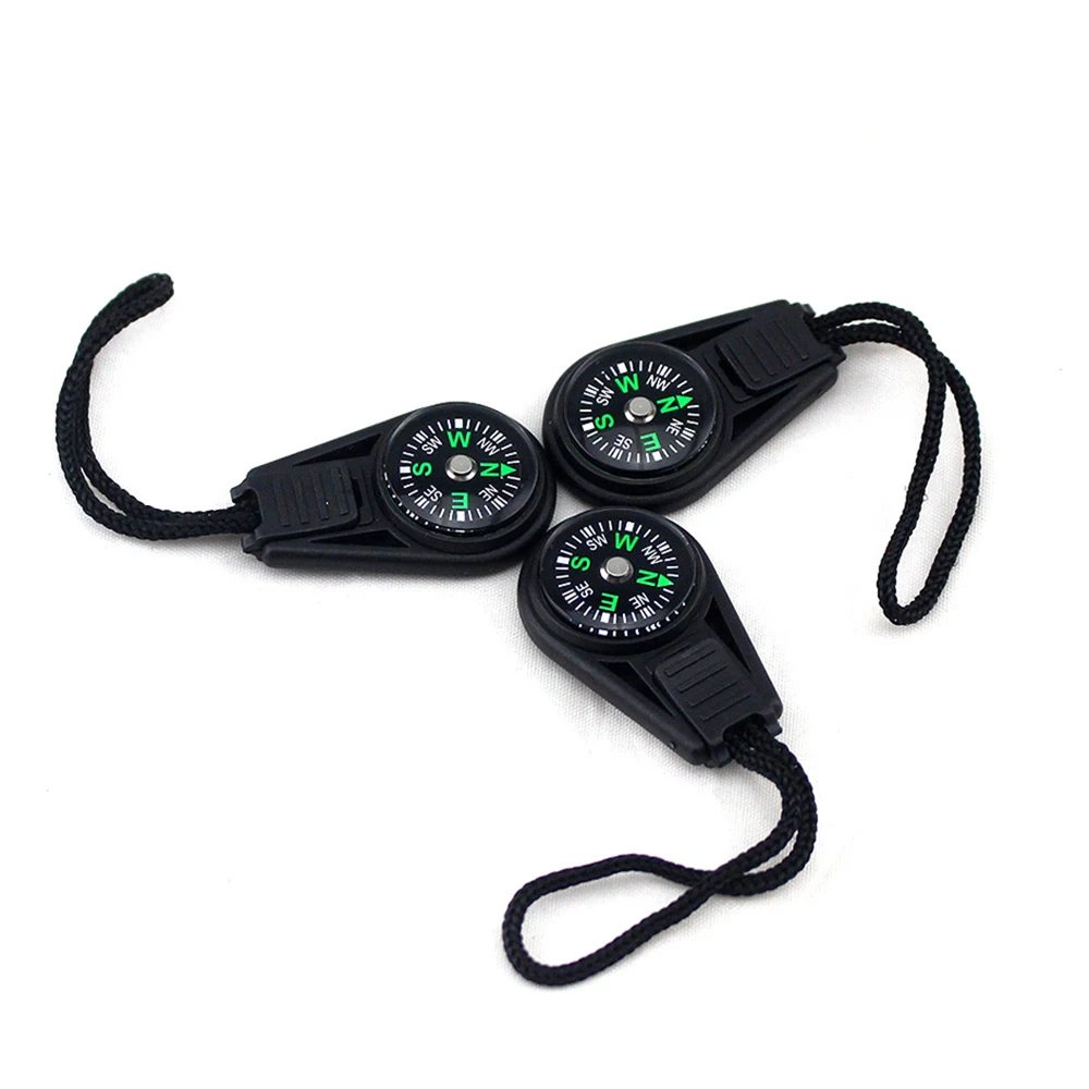 Mini Compass ABS Camping Hiking Pocket Compass Pendant Portable Navigation Climing Riding Children Gift Outdoor Survival Gear mini compass
