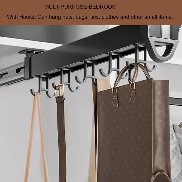 ZEXEF ตู้ครัว Push-Pull หม้อ Rack Locker Rack ตู้เสื้อผ้า Multifunctional Pull-OUT แขวนกระเป๋าเก็บสําหรับ Home 4 ZEXEF ตู้ครัว Push-Pull หม้อ Rack Locker Rack ตู้เสื้อผ้า Multifunctional Pull-OUT แขวนกระเป๋าเก็บสําหรับ Home 4