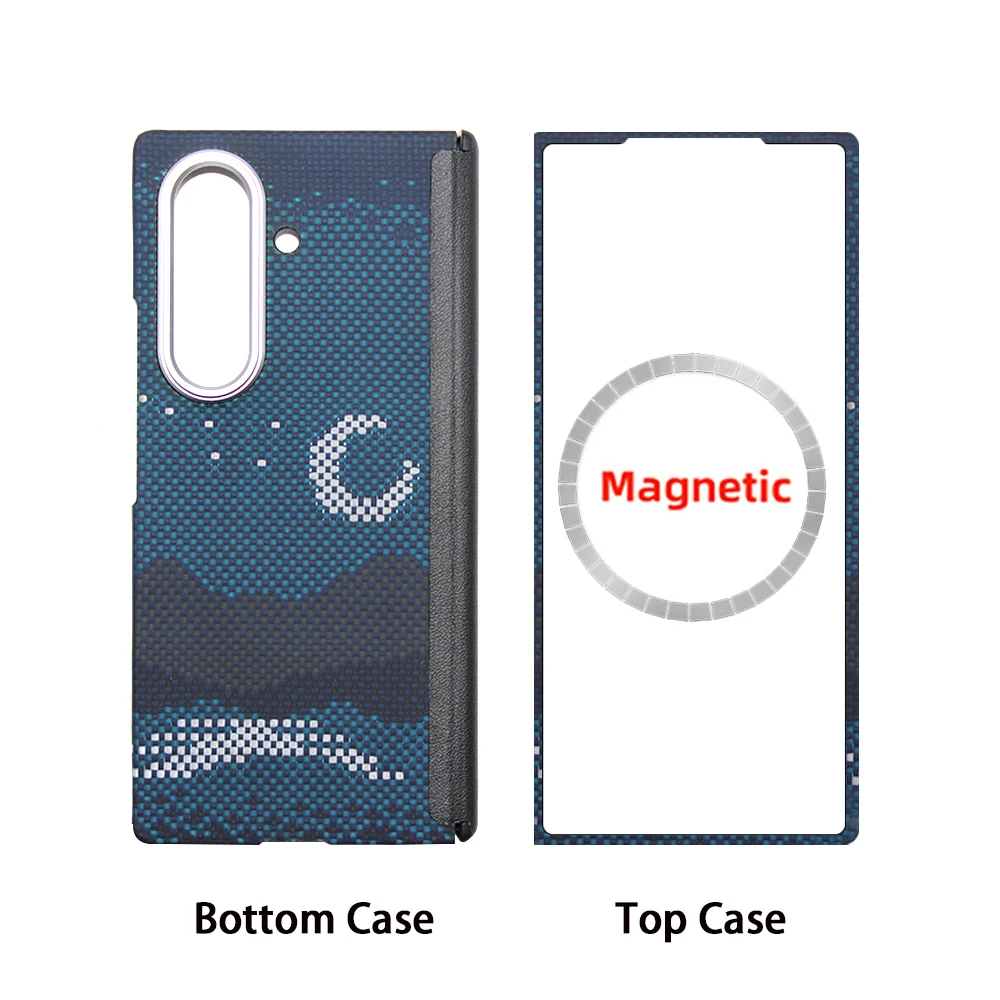 Sleek Carbon Fiber Magnetic Phone Case - Ultra-Thin Aramid Protection