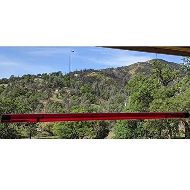 

40/50cm Best Hummingbird Feeder With Hole Birds Feeding Transparent Pipe Red Transparent Tube Attracts More Hummingbirds