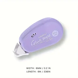 Versatile Double - Sided Adhesive Dots for Crafting, Journaling, and School Projects (Purple)