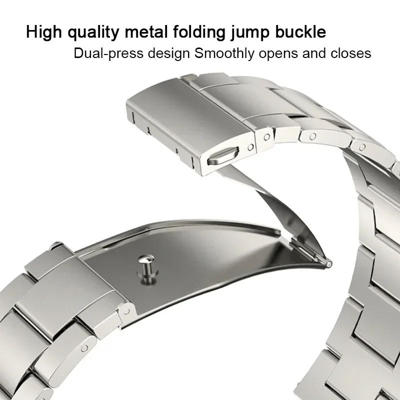 화웨이 워치 GT4 용 스테인레스 스틸 스트랩, 46mm 밴드 금속 팔찌, 화웨이 GT2/GT3 용 46mm 스마트 워치 벨트, 22mm