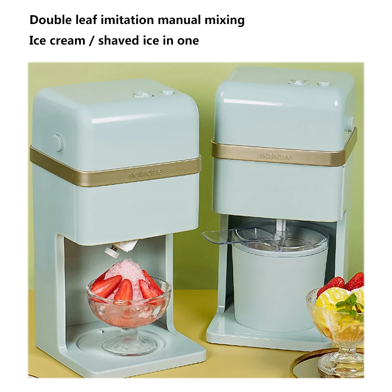 Shaved Ice & Ice Cream Maker ice cream machine homemade sand ice machine children's ice cream machine sweet cone ice planer