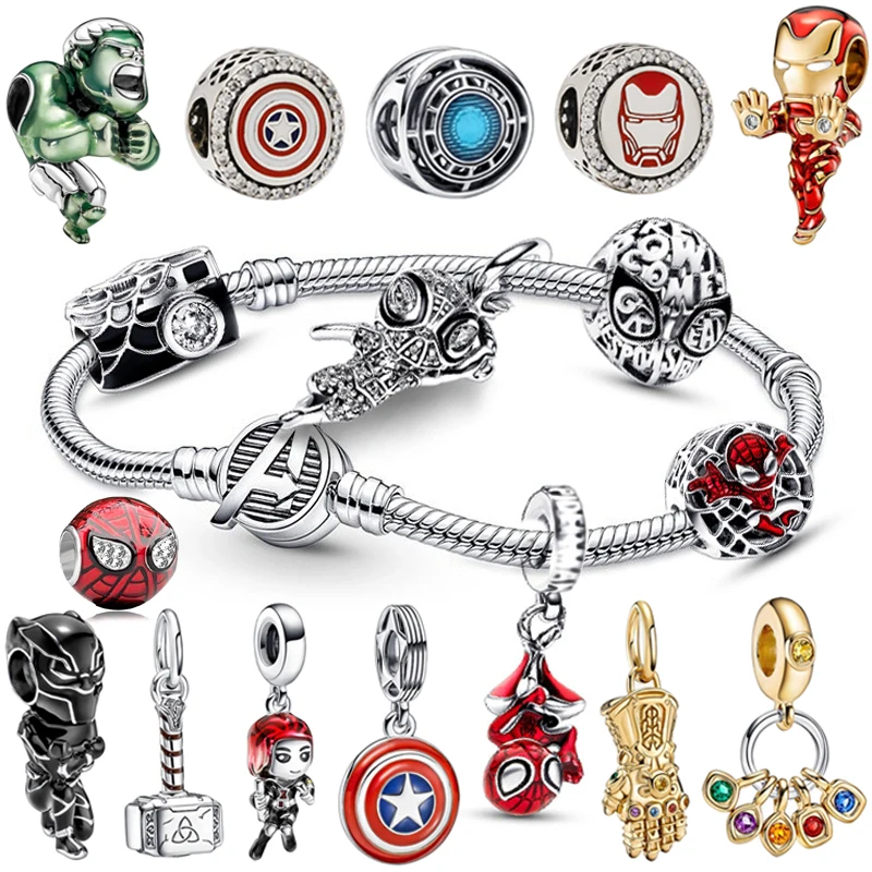 Spider Man Charm Bracelet Pandora Avengers Pandora Charm Bracelet