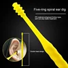 6/7/9/10PCS Ear Cleaner ABS Ear Care Spoon Tool Soft Spiral For Ears Earwax Picker Cleaning Ear Wax Removal Tool Earpick Remover 3