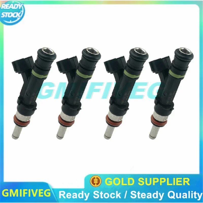 4pcs New Fuel Injector Nozzle For SEA DOO Water WaveRunner Water Motorbike 130/155/230 RXT-X300 16-17 Latest Version 420874000