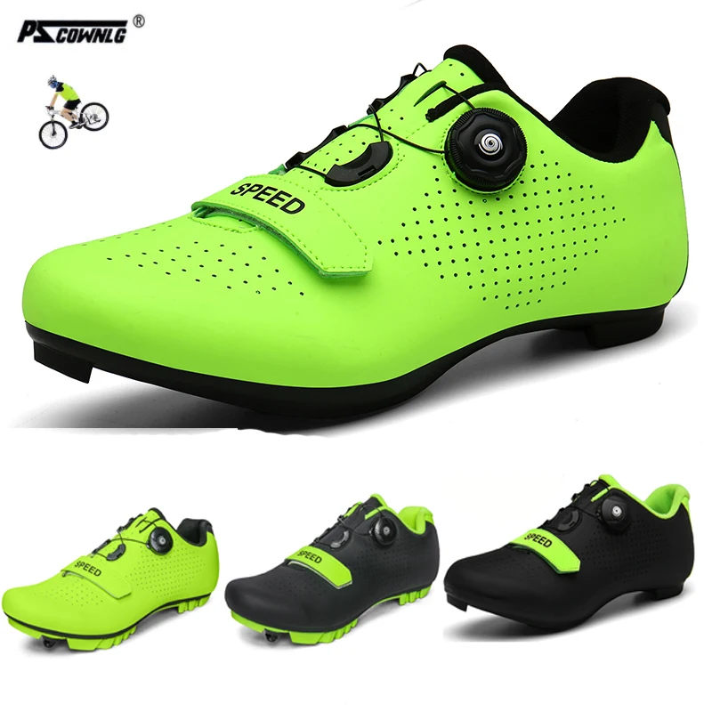 Cycling Shoes For Men Women Mtb Road Bike Carbon Flat Speed Sneaker SPD Pedal Cleats