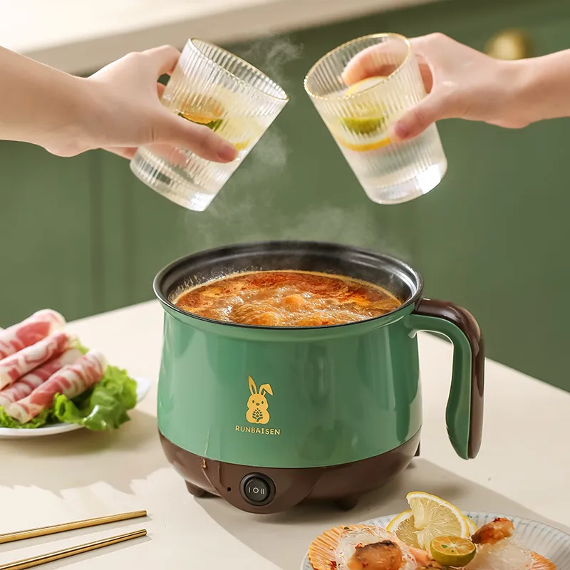 Electric Cooker for Home Kitchen 2 People Multifunction Non-stick