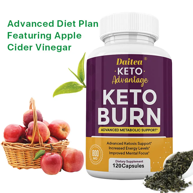 Apple Cider Vinegar goBHB Exogenous Ketones Advanced Ketogenic Supplement-Ketosis Support Men Women Burn Fat