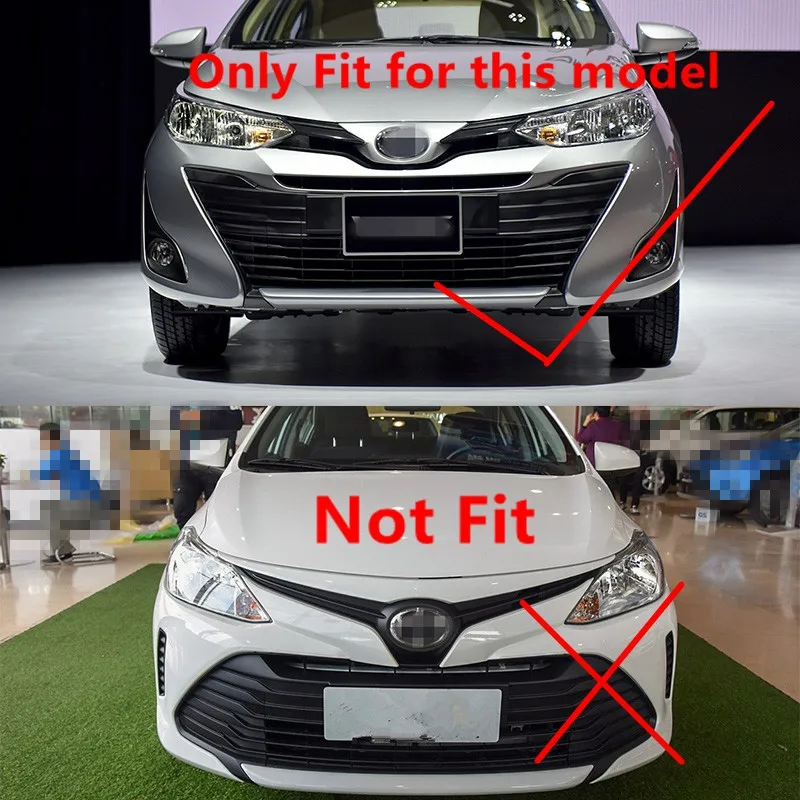 For Toyota Vios Yaris Sedan 2018 2019 Front Bumper Towing Hook Cover Lid Trailer Cap Shell