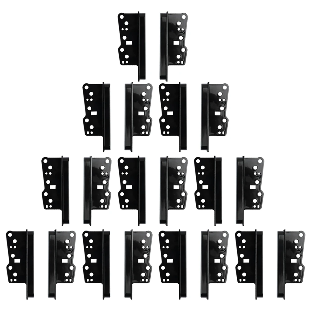 10PairCarRadioBracketsDoubleDinStereoPanelFasciaDVDDash