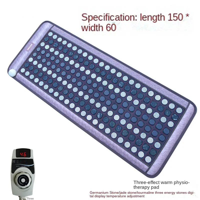ElectricHeatedJadeGermaniumStoneMassageMatNaturalJadebed